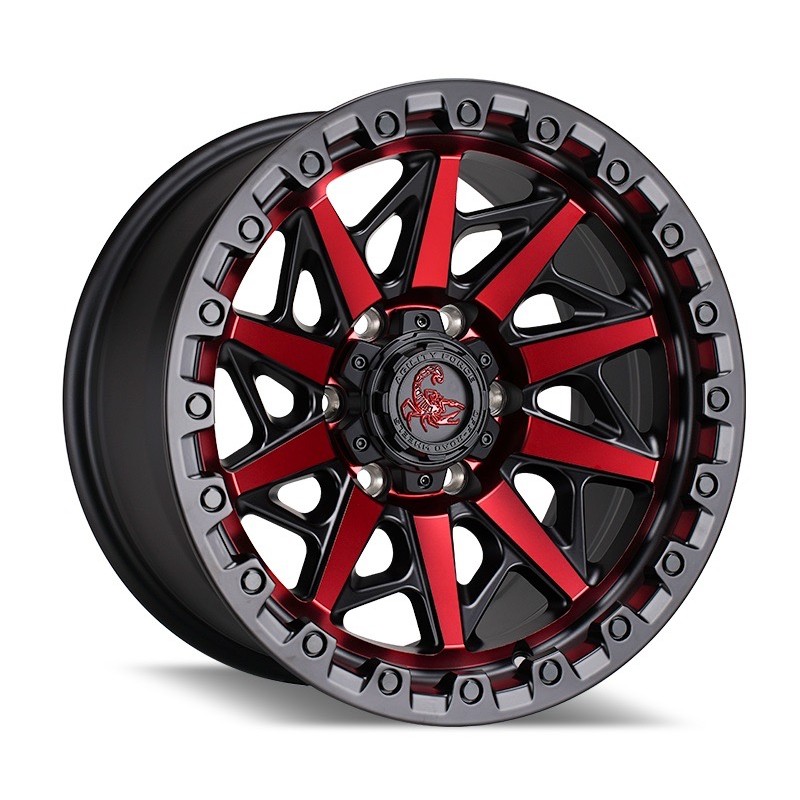 Agility Force A710N Matte Black w/ Red Face