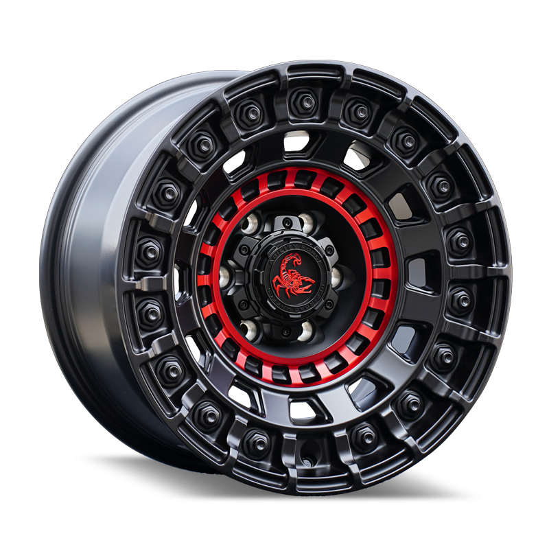 Agility Force A719 Matte Black w/ red ring