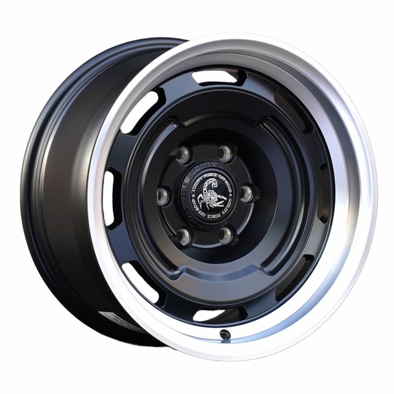 Agility Force A727C Matte Black/Machined lip