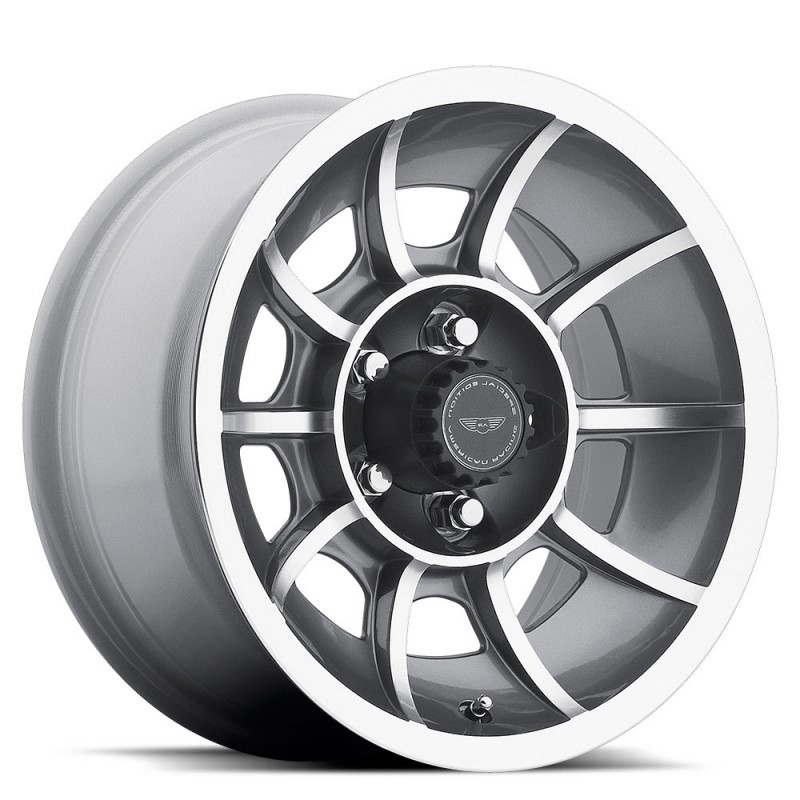American racing VN47 VECTOR ANTHRACITE GRAY W/ MACHINED FACE