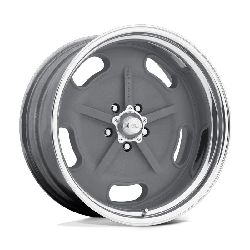 American racing VN470 SALT FLAT MAG GRAY W/ POLISHED BARREL