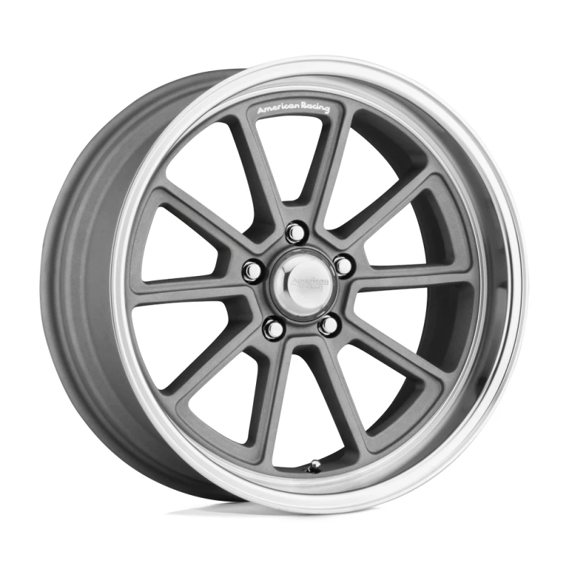 American racing VN510 DRAFT VINTAGE SILVER W/ DIAMOND LIP