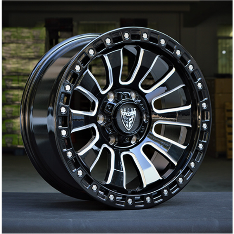 9605 Gloss Black w/ Milled Spokes