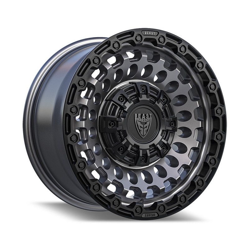 BEAST 9700 Matte gunmetal/W Black Lip Edge