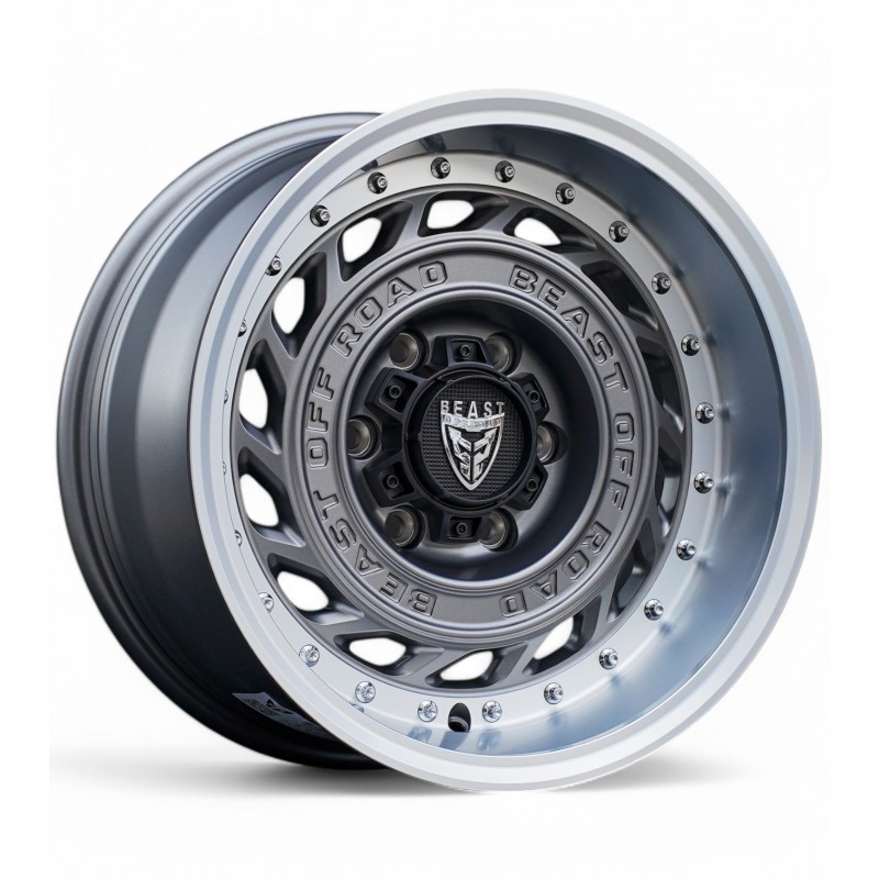 BEAST 9705 Matte Gunmetal w/ Machined lip