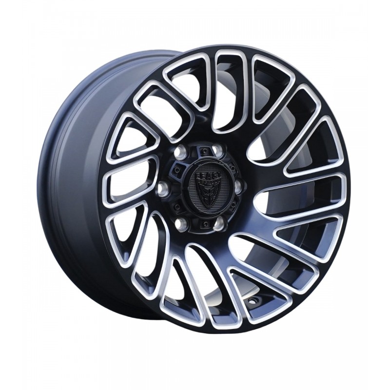 BEAST 9706 Matte Black w/ Milled Spokes