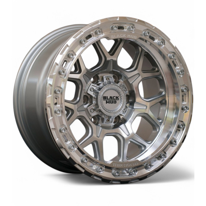 Black Mud M510B Silver Machined Face