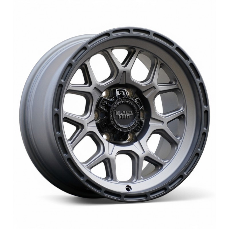 Black Mud M510C Matte gunmetal/W Black Lip Edge