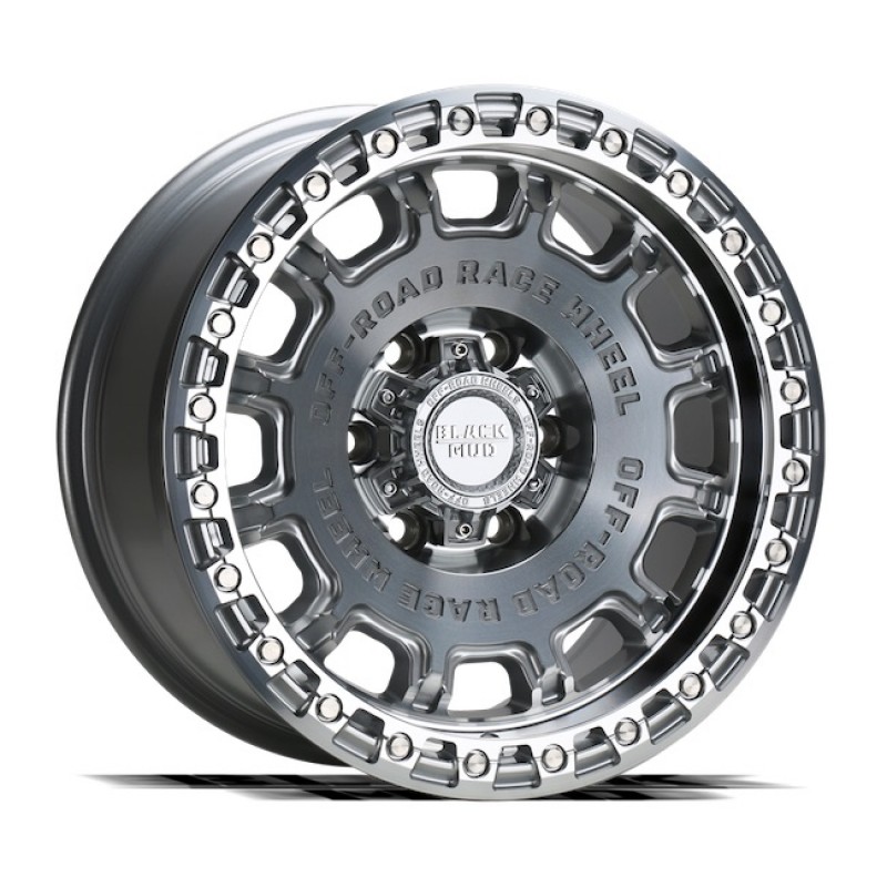 Black Mud M530 Silver Machined Face