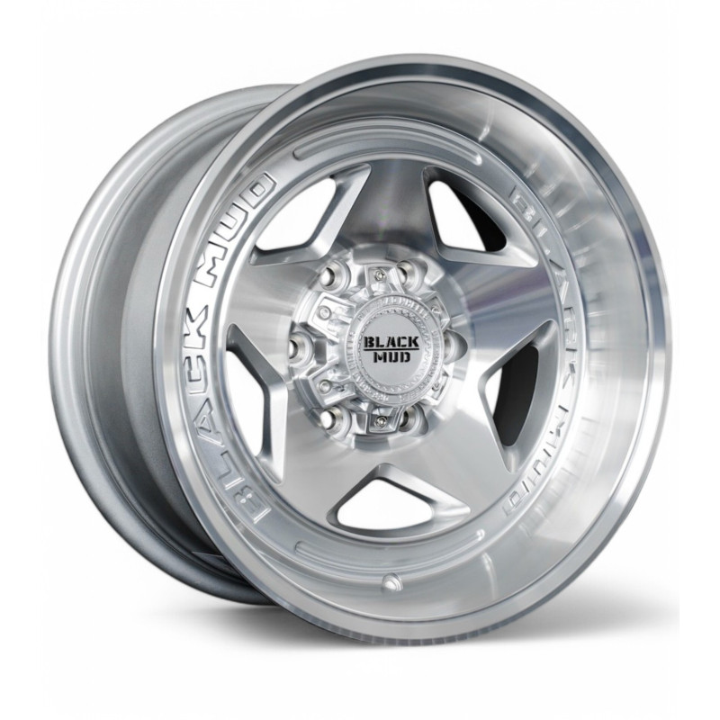 Black Mud M550P Silver Machined Face