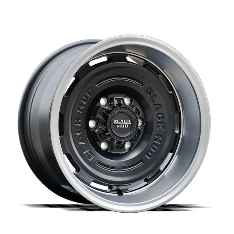 Black Mud M560 Matte Black w/ Machined lip