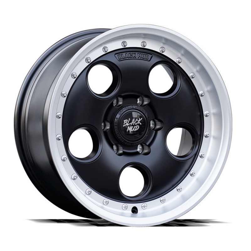 Black Mud M650 Matte Black/Machined lip