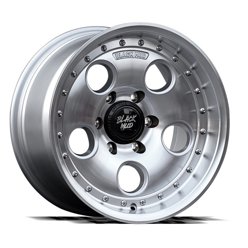 Black Mud M650 Silver Machined Face