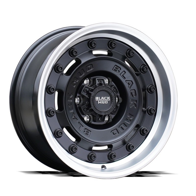 Black Mud M660 Matte Black/Machined lip