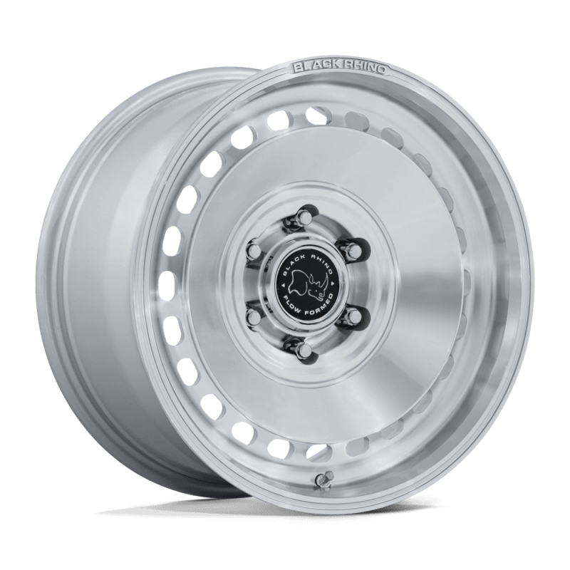 Black Rhino BR036 BASIN GLOSS SILVER W/ MACHINED FACE