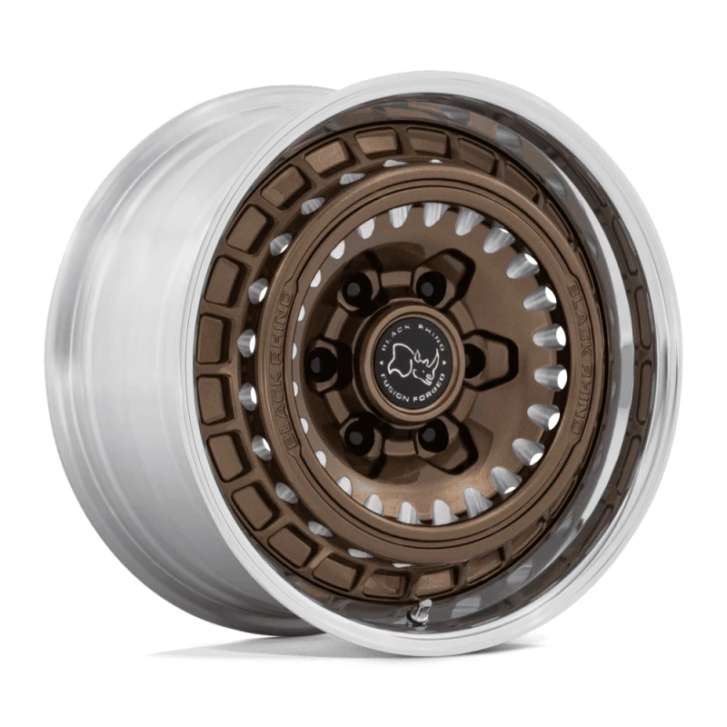 Black Rhino BR601 BASTION GLOSS BRONZE MILLED W/ POLISHE