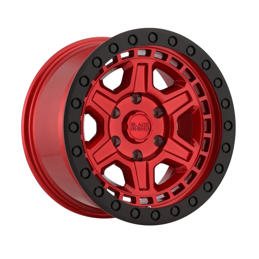 Купить литые диски для внедорожников Black Rhino RENO CANDY RED W/ BLACK  RING & BOLTS