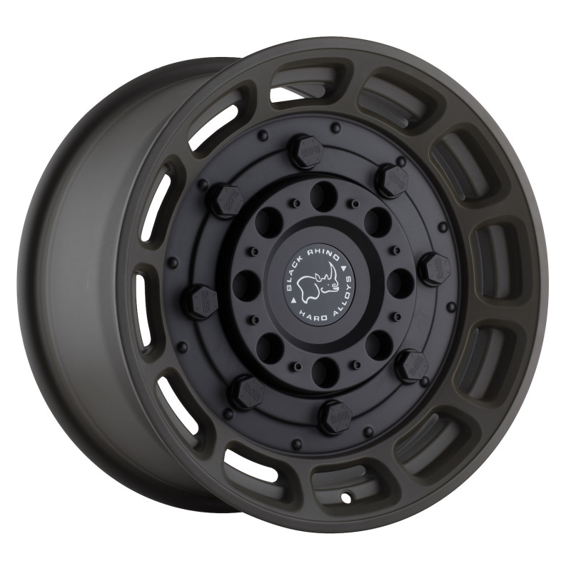 Black Rhino WARTHOG MATTE OD GREEN W/ BLACK CENTER