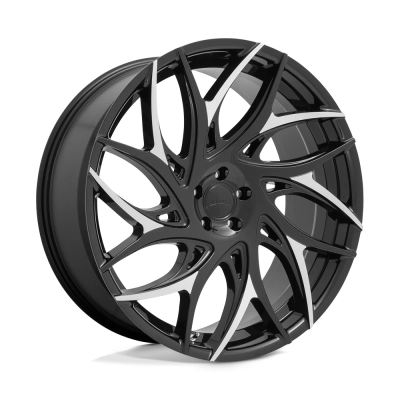 DUB S259 G.O.A.T. GLOSS BLACK W/ MACHINED SPOKES