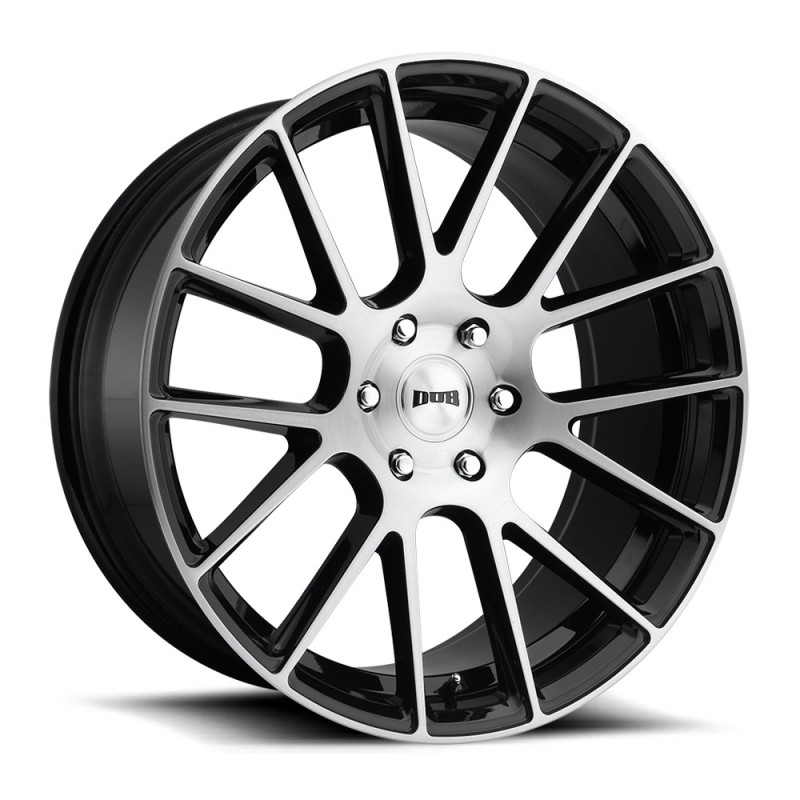 DUB S206 LUXE GLOSS BLACK BRUSHED