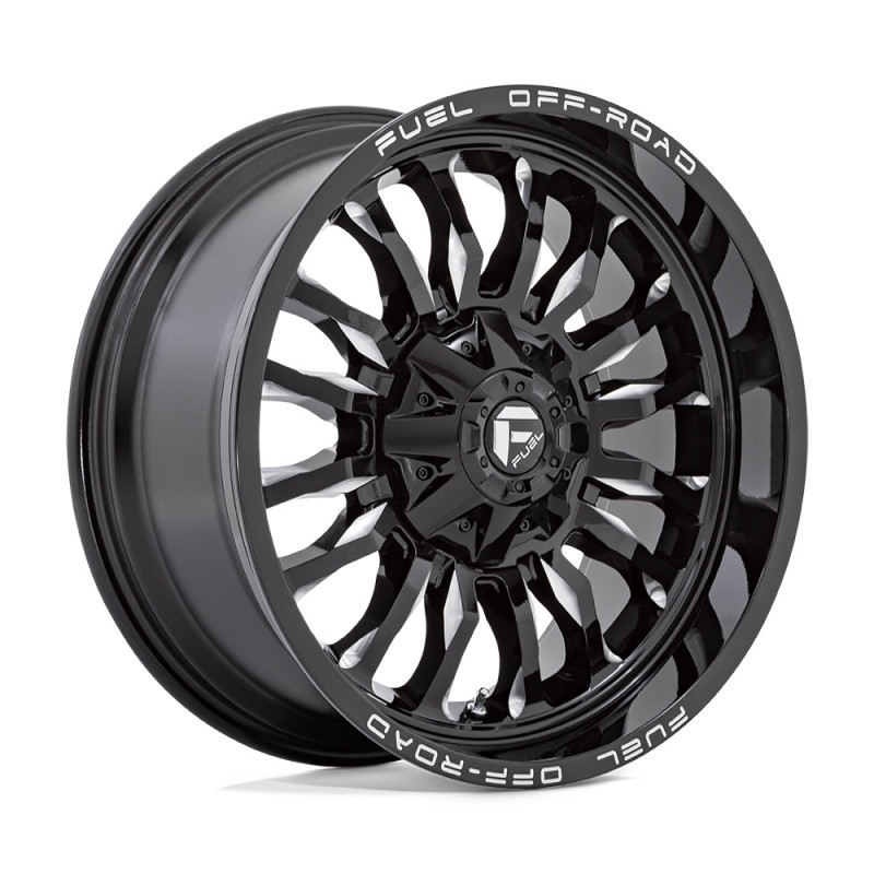 FUEL D795 ARC GLOSS BLACK MILLED