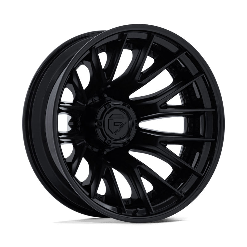 FUEL D406 CATALYST DUALLY MATTE BLACK W/ GLOSS BLACK LIP