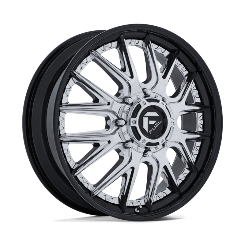 FUEL D407 CATALYST DUALLY CHROME W/ GLOSS BLACK LIP