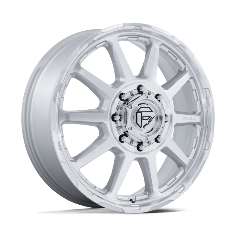 FUEL D912 CIRCUIT DUALLY GLOSS SILVER W/ MACHINED FACE