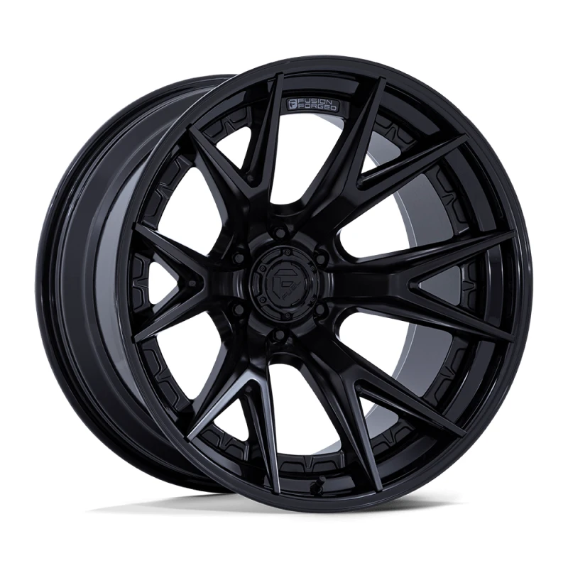 FUEL FC402 CATALYST MATTE BLACK W/ GLOSS BLACK LIP