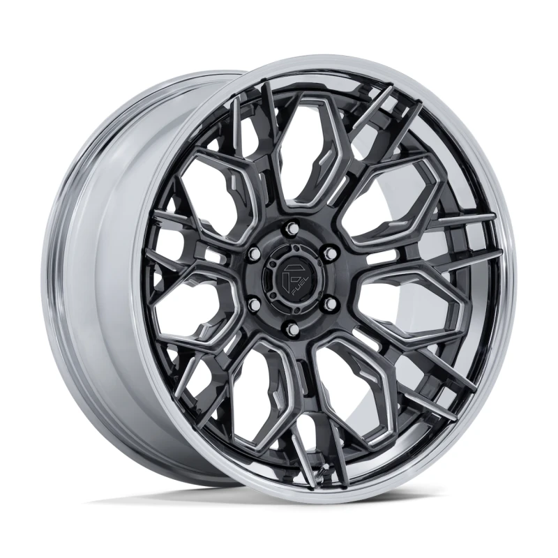 FUEL FC409 HIVE GLOSS GUNMETAL W/ CHROME LIP