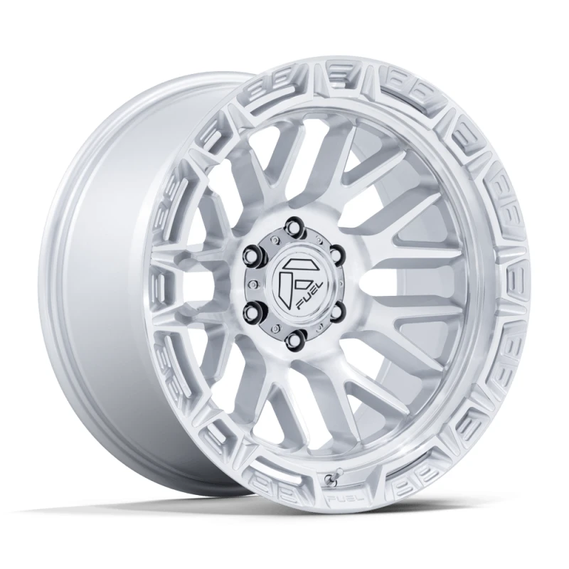 FUEL FC890 RAIL GLOSS SILVER W/ MACHINED FACE