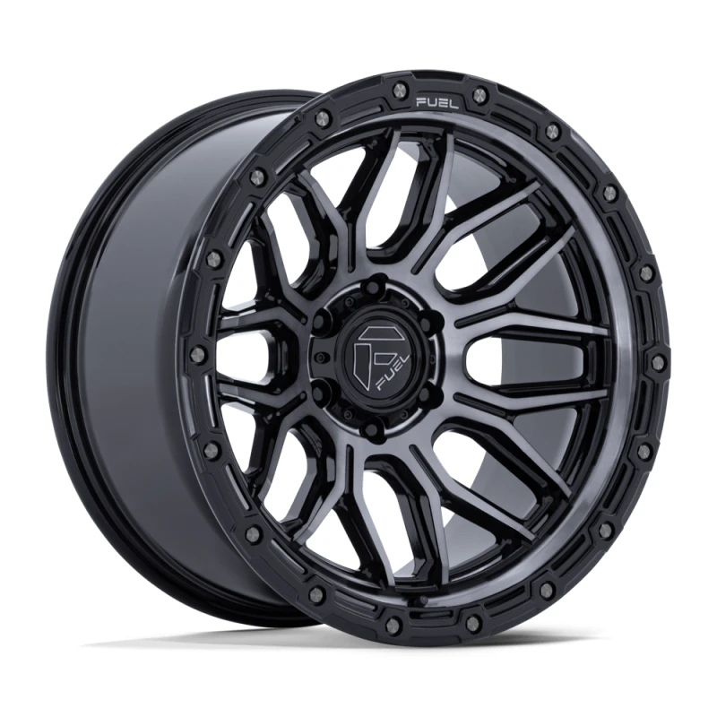 FUEL FC881 SURGE GLOSS BLACK MACHINED W/ GTCC