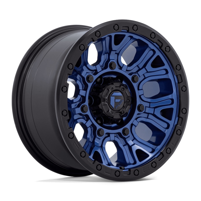 FUEL D827 TRACTION DARK BLUE W/ BLACK RING
