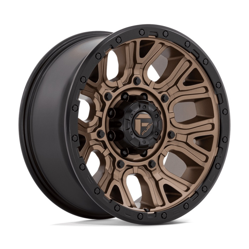 FUEL D826 TRACTION MATTE BRONZE W/ BLACK RING