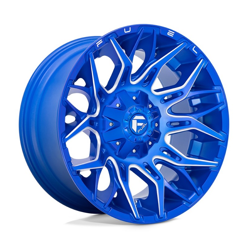 FUEL D770 TWITCH ANODIZED BLUE MILLED
