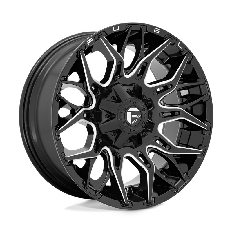 FUEL D769 TWITCH GLOSSY BLACK MILLED