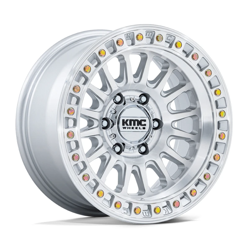 KMC KM552 IMS GLOSS SILVER W/ MACHINED FACE