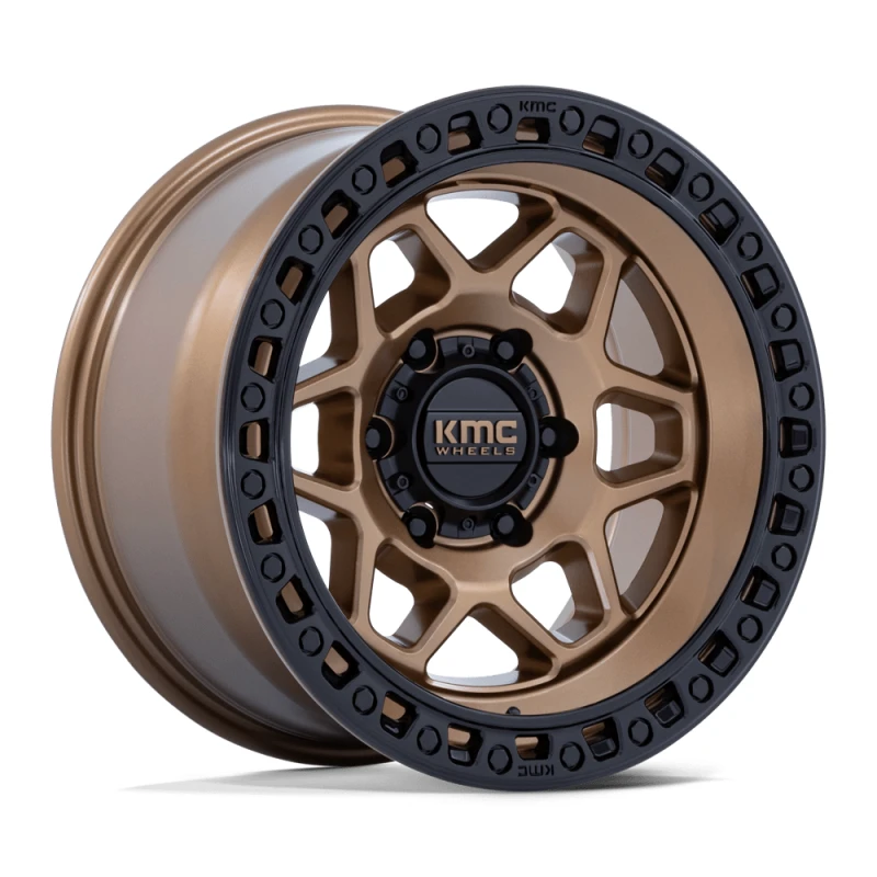 KMC KM553 TORX MATTE BRONZE W GLOSS BLACK LIP