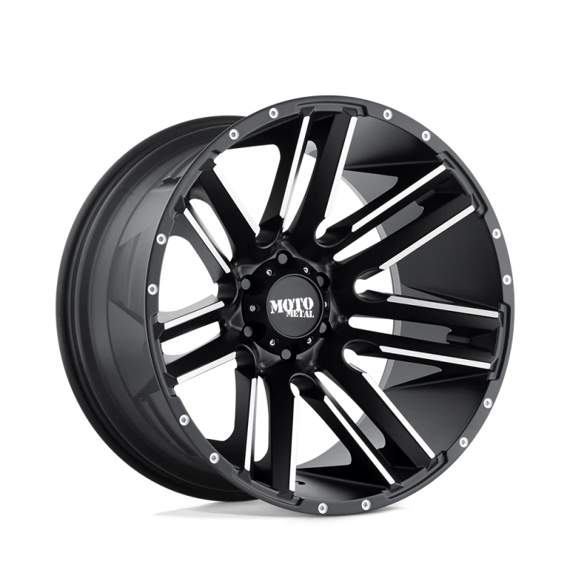 Moto Metal MO978 RAZOR SATIN BLACK MACHINED