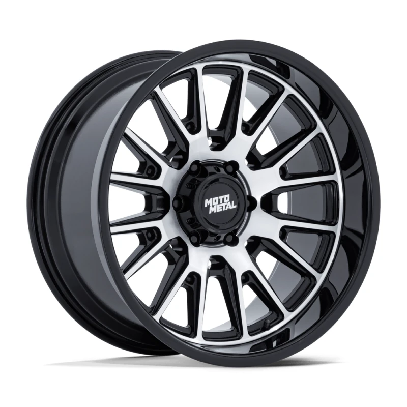 Moto Metal MO814 TEKTON GLOSS BLACK W/ MACHINED FACE