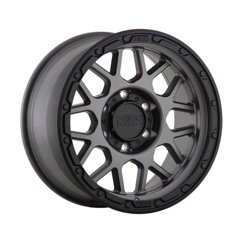 NEGU NEGU03 Matte Gunmetal/Matte Black Lip