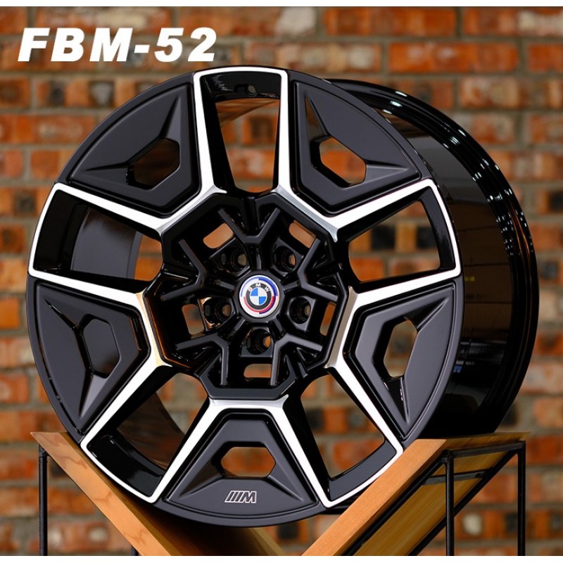 FBM-52 Black With Side Milling spokes