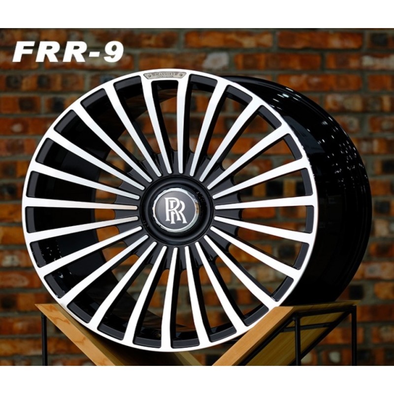 FRR-9 BLACK WITH MACHINED FACE