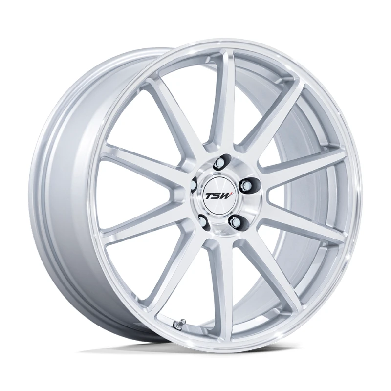 TSW TW004 CANARD GLOSS SILVER W/ MACHINED FACE