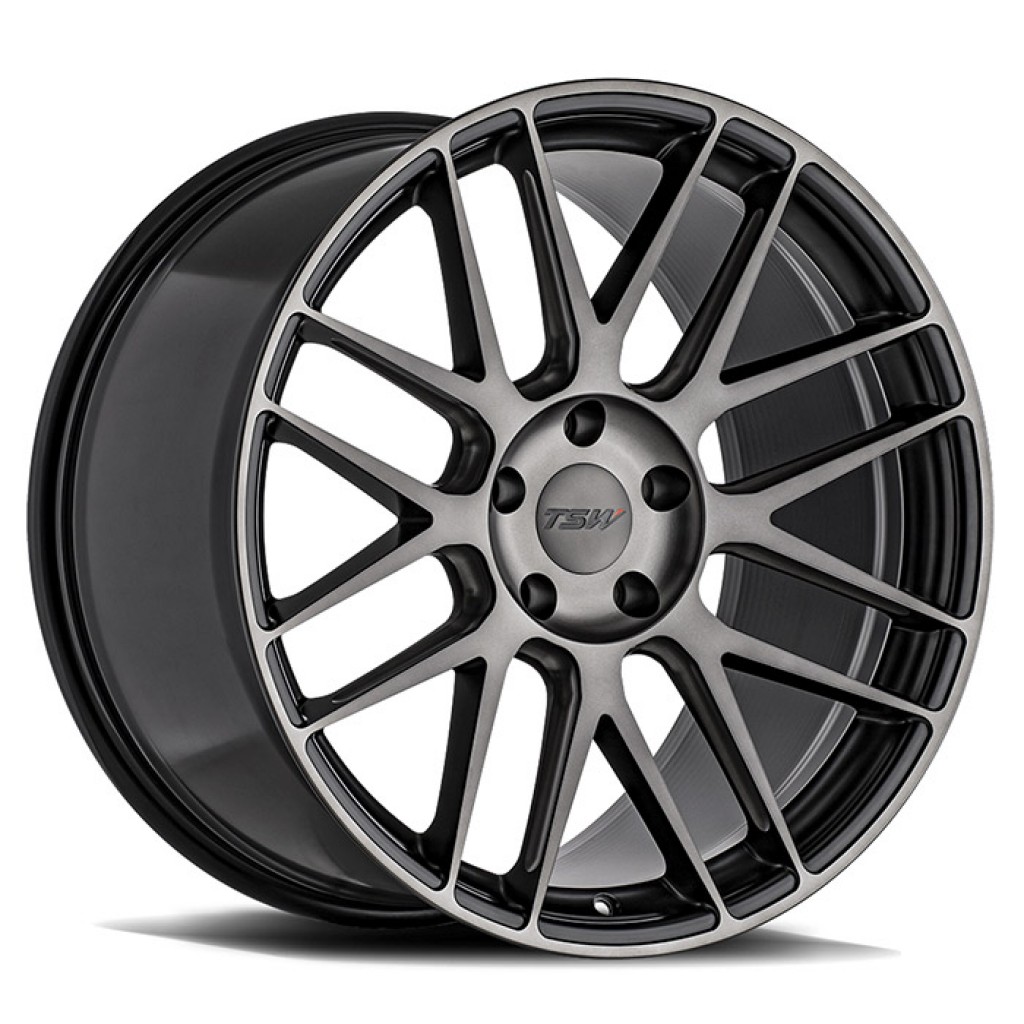 Брендовые литые диски TSW NORD SEMI GLOSS BLACK MILLED-MACHINED DARK TINT  FACE 5x114.3 19R 9.5 76.1 40