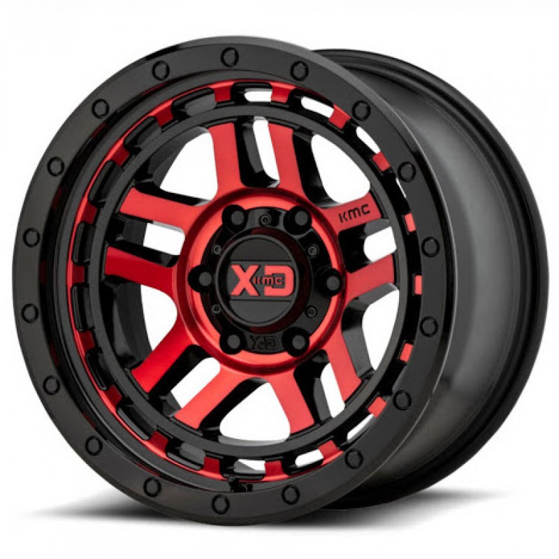 XD Series XD140 RECON GLOSS BLACK MACHINED W/ RED TINT