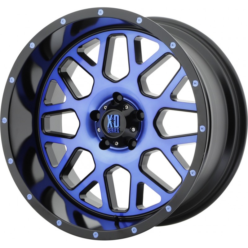XD Series XD820 GRENADE SATIN BLACK MACH FACE W/ BLUE TINTED CLEAR COAT