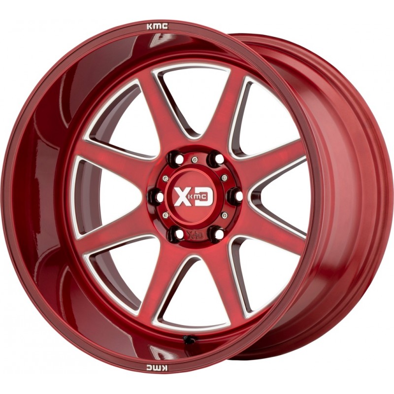 XD Series XD844 PIKE BRUSHED RED W/ MILLED ACCENTS