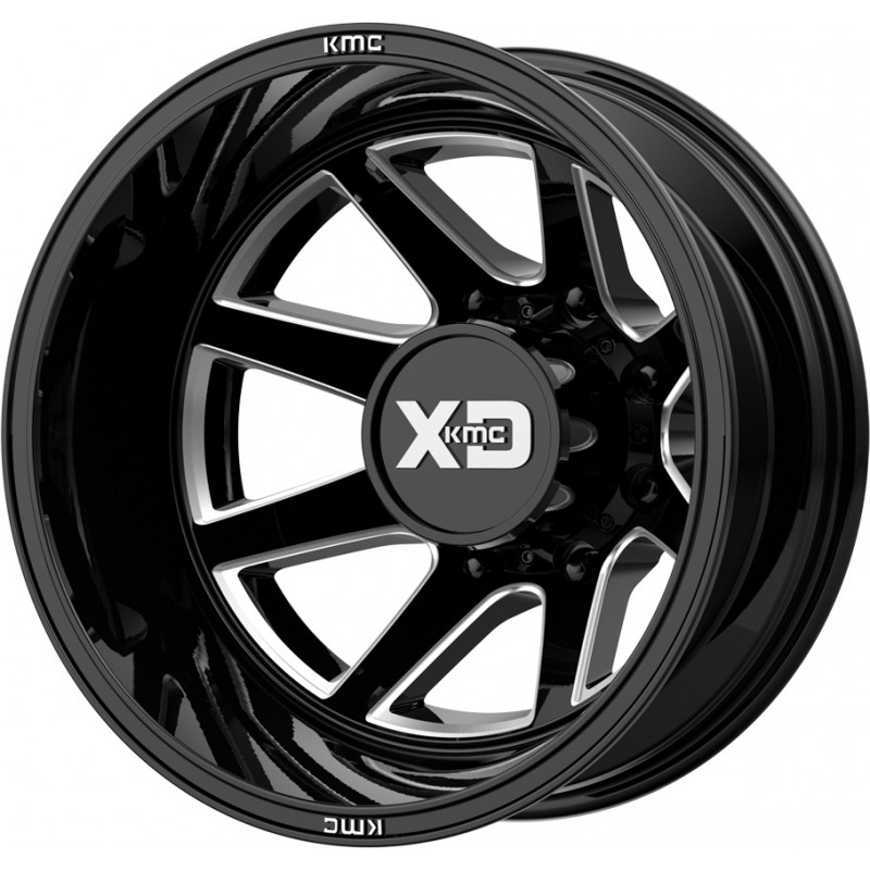 XD Series XD845 PIKE DUALLY GLOSS BLACK MILLED - REAR