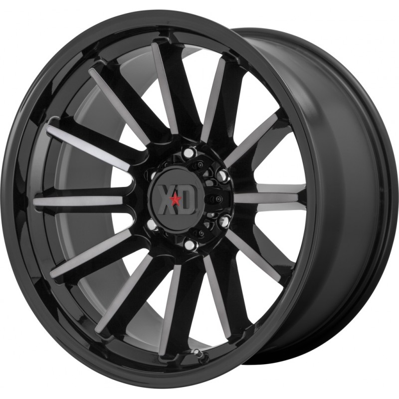 XD Series XD855 LUXE GLOSS BLACK MACHINED W/ GRAY TINT